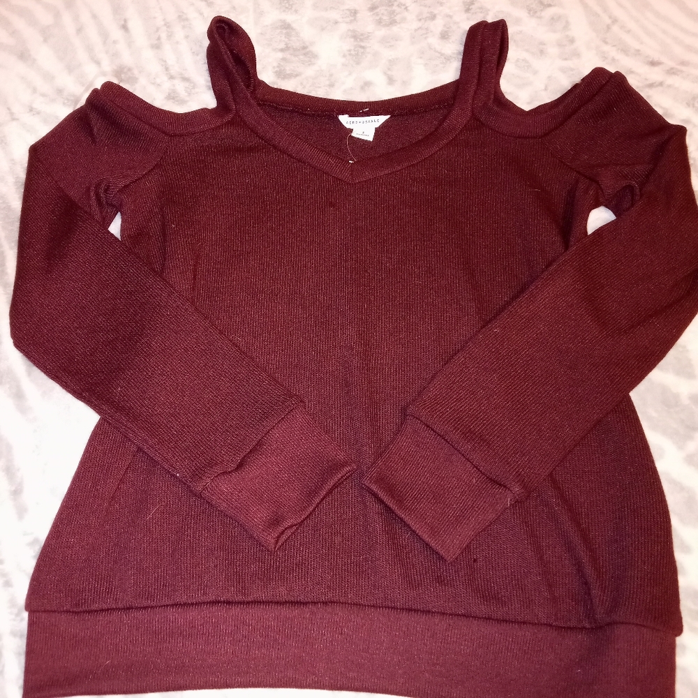 Cold Shoulder Sweater